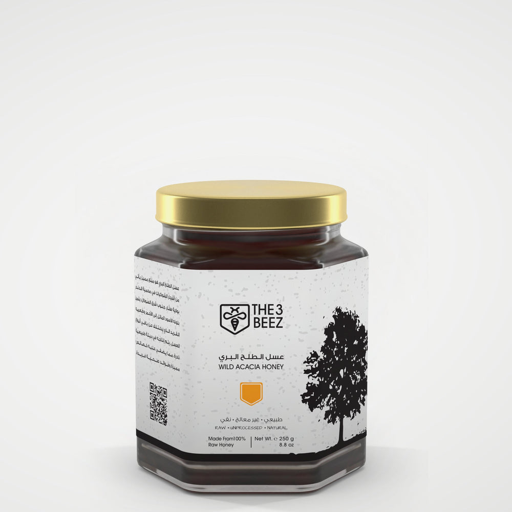 عسل الطلح البري - 250 غرام - The3Beez