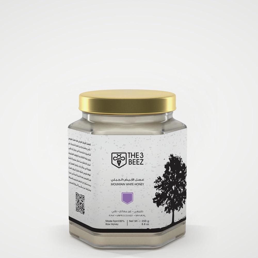 عسل أبيض جبلي - 250 غرام - The3Beez